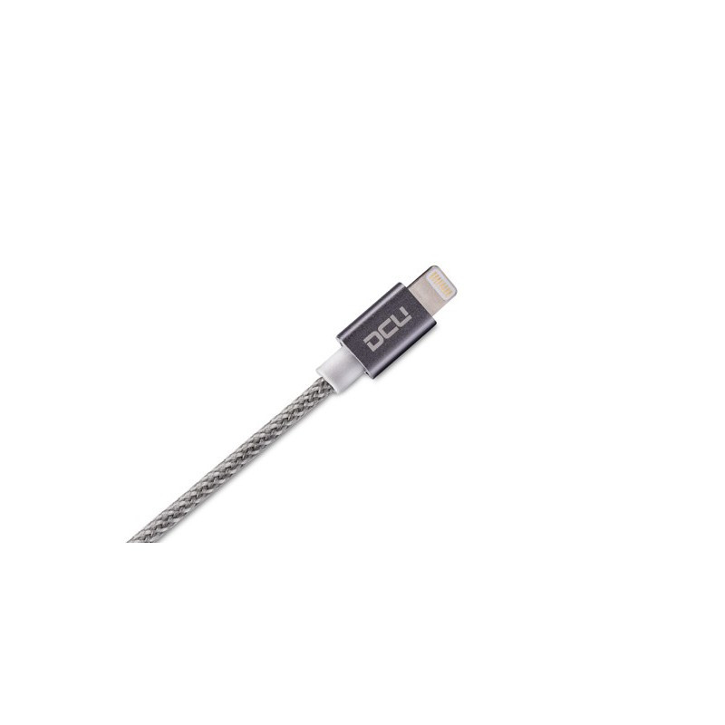 Conexion Usb-Mfi Iphone 5/6 Gris aluminio 1 M. Mod. 34101215