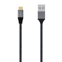 Cable USB 3.1 10Gbps con conector tipo USB-C aluminio 1 metro. Mod. A107-0631
