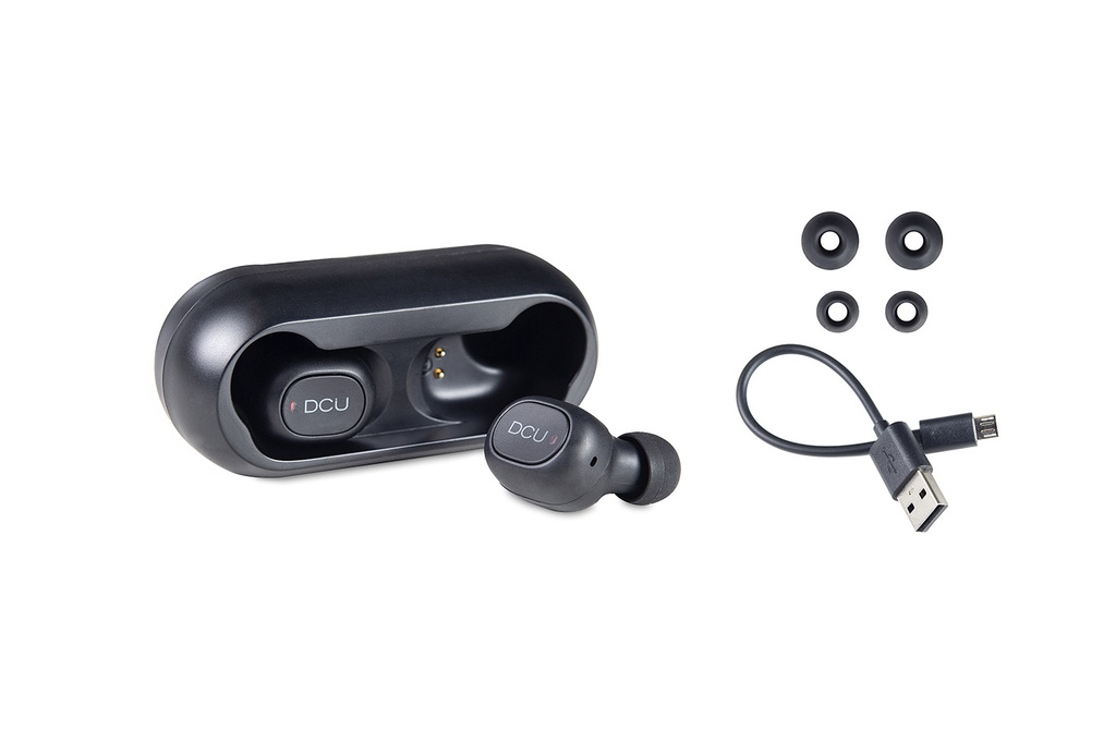 Mini auriculares Bluetooth v5.0 estéreo IPX4 DCU. Mod. 34152000