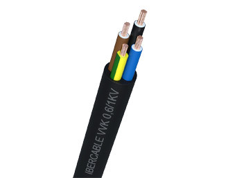 Manguera flexible 3x1.5mm2 0.6/1kV negra. Mod. MN3X1.5