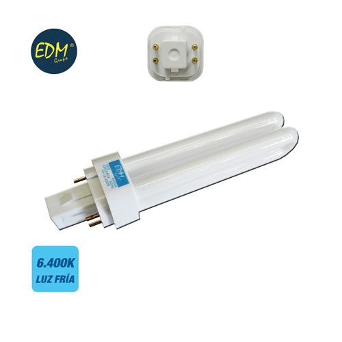 Lámpara PLC 26W 4 pin 6400K. MOD. 35701