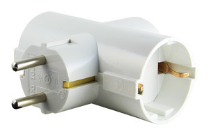 [360531EDH] Adaptador de 3 tomas c/TT 16A 250V. Mod. 430023G