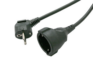 Conexión prolongadora de cable H05VV-F con 3 m