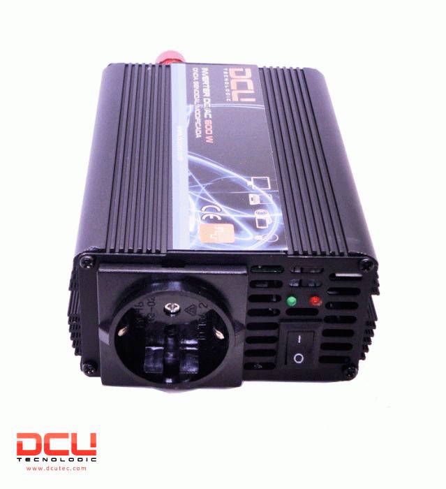 [374112600MDCU] Inversor conversor 12VDC A 220VAC 600W + USB onda modificada. Mod. 374112600M
