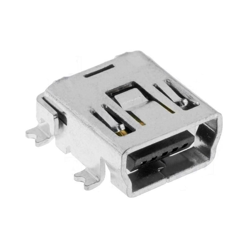 [3994ELG] CONECTOR MICRO USB TIPO A HEMBRA PARA SOLDAR EN CABLE. Mod. 3994