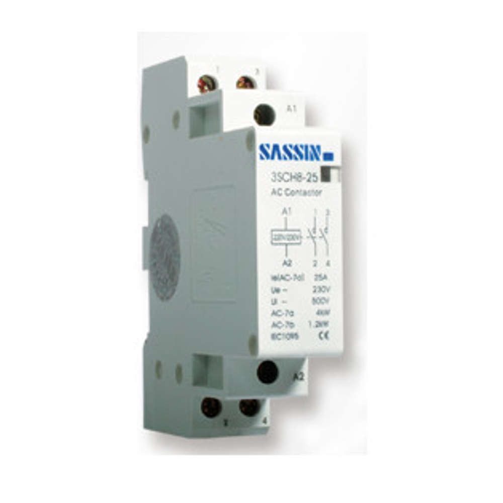 [CH82522520P7] Contactor modular 2P NO 25A 230VAC SASSIN. Mod. 3SCH8-25