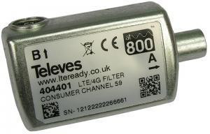 Filtro de LTE selectivo 774MHz Televes. Mod. 404411