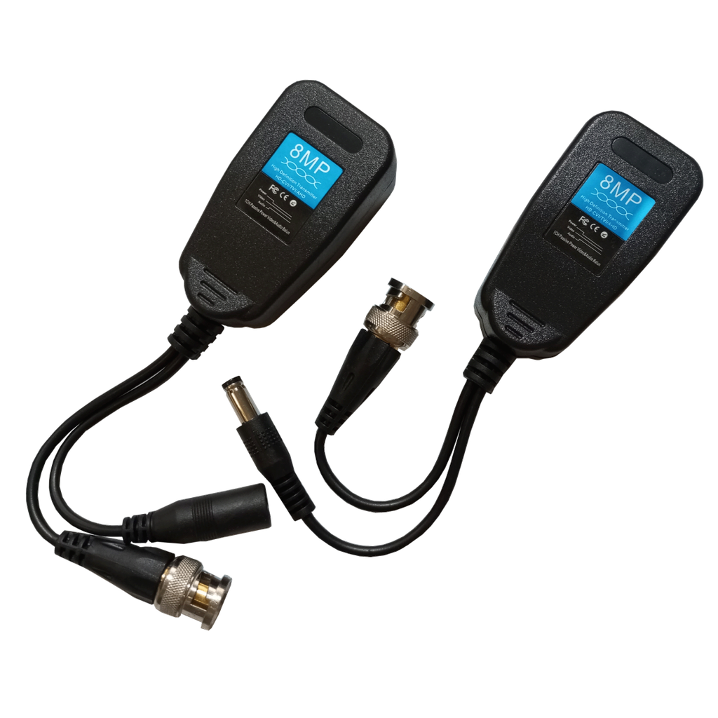 Conexión HD VIDEO BALUN + ALIMEN. 720p/1080p. Mod. SEBA002