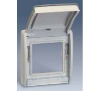 [4400092035GEN] Marco Con Tapa Articulada Gris SIMON IP55. Mod. 4400092-035