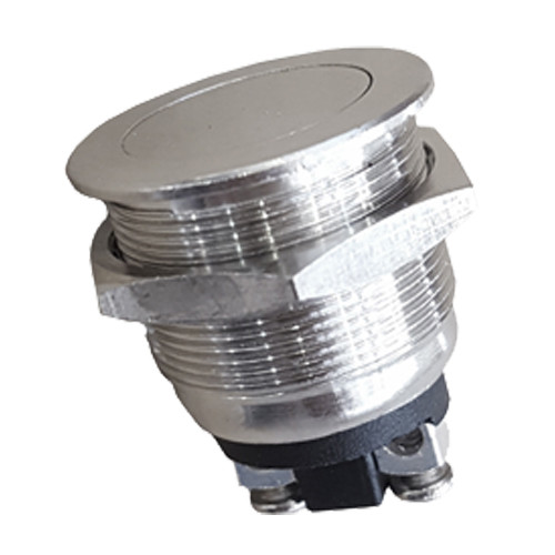 [45070DIM] PULSADOR METALICO 2A 250V CROMO PLANO. MOD. 45070