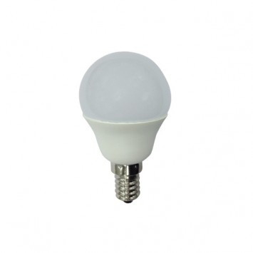 Lámpara LED esférica 6W E14 504lm 4500K. Mod. 451406NW