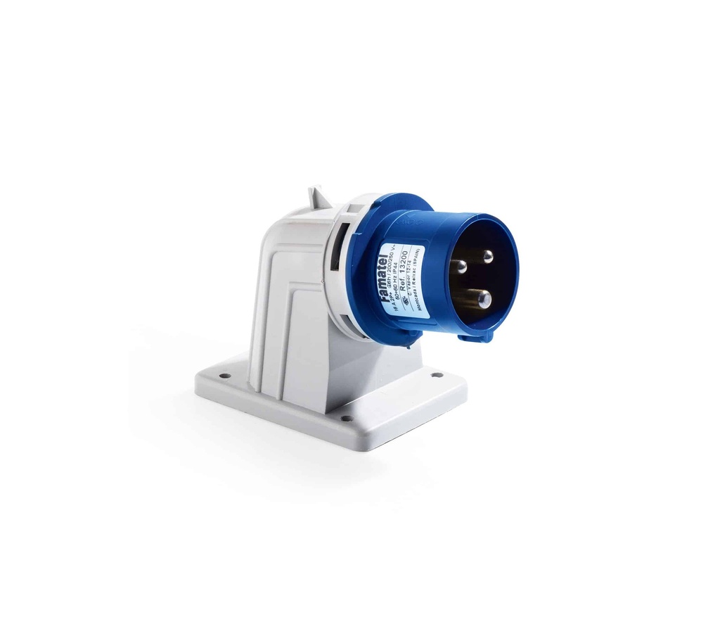[13250FAM] Clavija Superficie 2P+TT 16A 230V IP44 Famatel. Mod. 13250