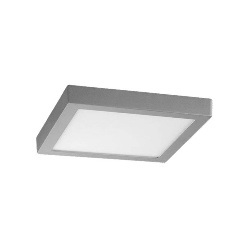 [461830CWLED] Downlight LED 18W 6000K cuadrado superficie cromo mate. Mod. 461830CW