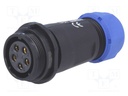 Conector hembra 5pin IP68 30A 500V SP21. Mod. SP2111/S5