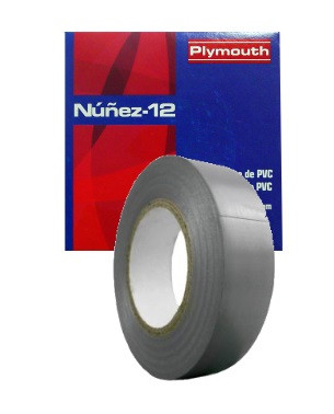 CINTA AISLANTE NUÑEZ 20X25 mm GRIS. Mod. NUÑEZ1220x25G