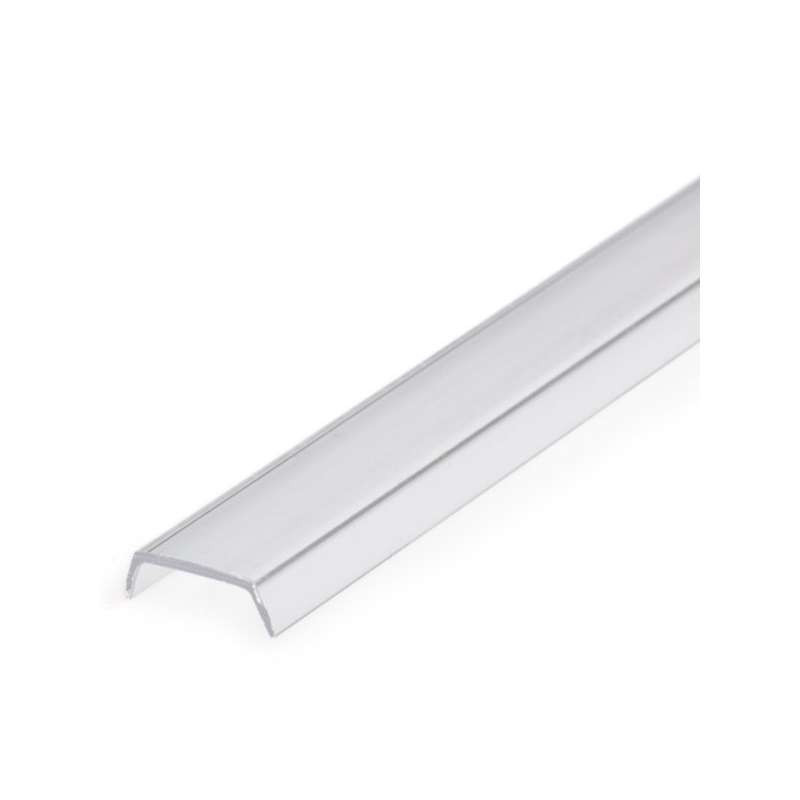 Perfil de plástico para tira LED 220V 8mm 2 metros. Mod. 505025