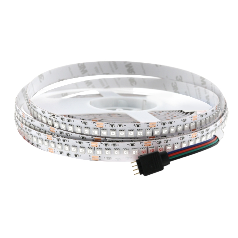 [LM2398] Tira de Led 24V Dc Smd3535 Serie Clasic Ip20 Rgb 204 Led/m - 5 Metros. Mod. LM2398