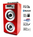 Torre música reproductor USB Bluethooth rojo Joybox. Mod. 50601