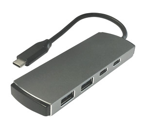 Adaptador Hub Tipo C 3.0 / 4 salidas: 2 x USB AM 3.0 / 2 x Tipo C. Mod. 38.482
