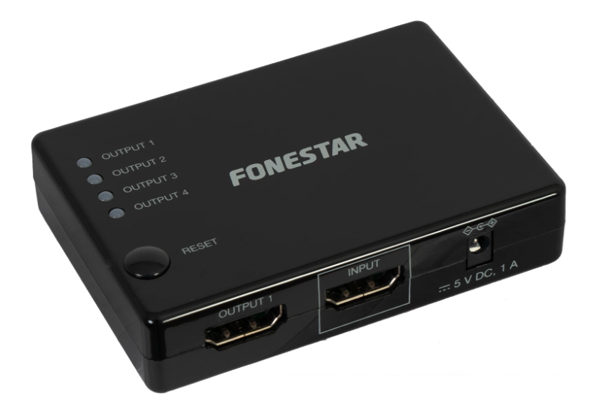 [FO554FON] Splitter HDMI 1 Entrada 4 salidas. Mod. FO-554