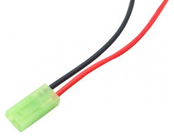 Conector mini Tamiya hembra con cable. Mod. 51066