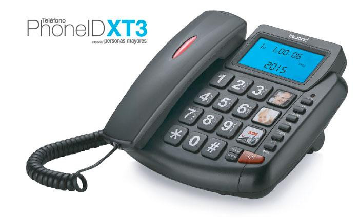 Teléfono sobremesa especila personas mayores Biwond. Mod. PhoneID XT3