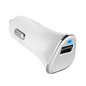 Cargador Coche USB Qualcom Quick Charge 3.0 Blanco. Mod. 51698