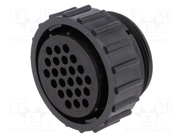 [CPC2068371] Conector redondo 24 pin hembra sin contactos CPC. Mod. CPC-206837-1