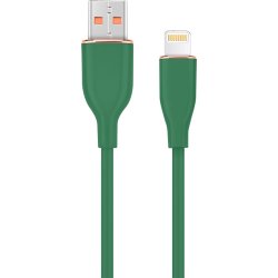 Cable USB a Lightning 8 Pines (Carga & Transferencia) 1.5 metros silicona. Mod. CC-USB2S-AM8PM-1.5M-G