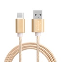 Cable USB a Tipo C (Carga y Transferencia) Metal 1m Biwond. Mod. 804146