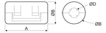 [5520135EDH] Filtros antiparásitos EMI para líneas de datos 35mm. Mod. 08603