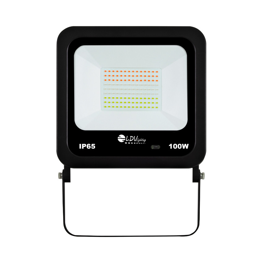 Proyector LED SMD 100w 7500lm RGB IP65 negro. MOD. 5610001RGB