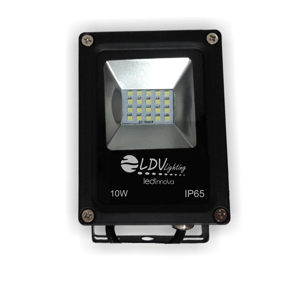 Proyector led 10W plano 900lm 6000K IP65. Mod. 561001CW