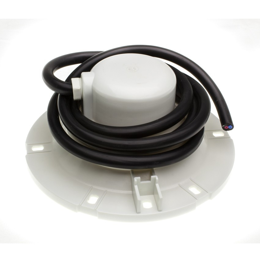 Nicho Proyector para lampara piscina PAR-56 blanco. Mod. 580000