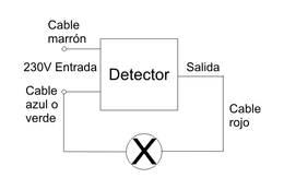 Detector de movimiento por infrarrojos. Mod. 60.253