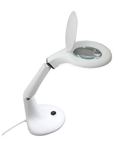 Lámpara 32 LED con lupa. Sobremesa Alta Luminosidad Electro DH. Mod. 60.455