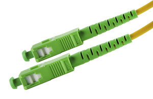 Cable fibra óptica. SC/APC-SC/APC. 9/125 3 metros 50083. Mod. 39.077/FIBRA/3