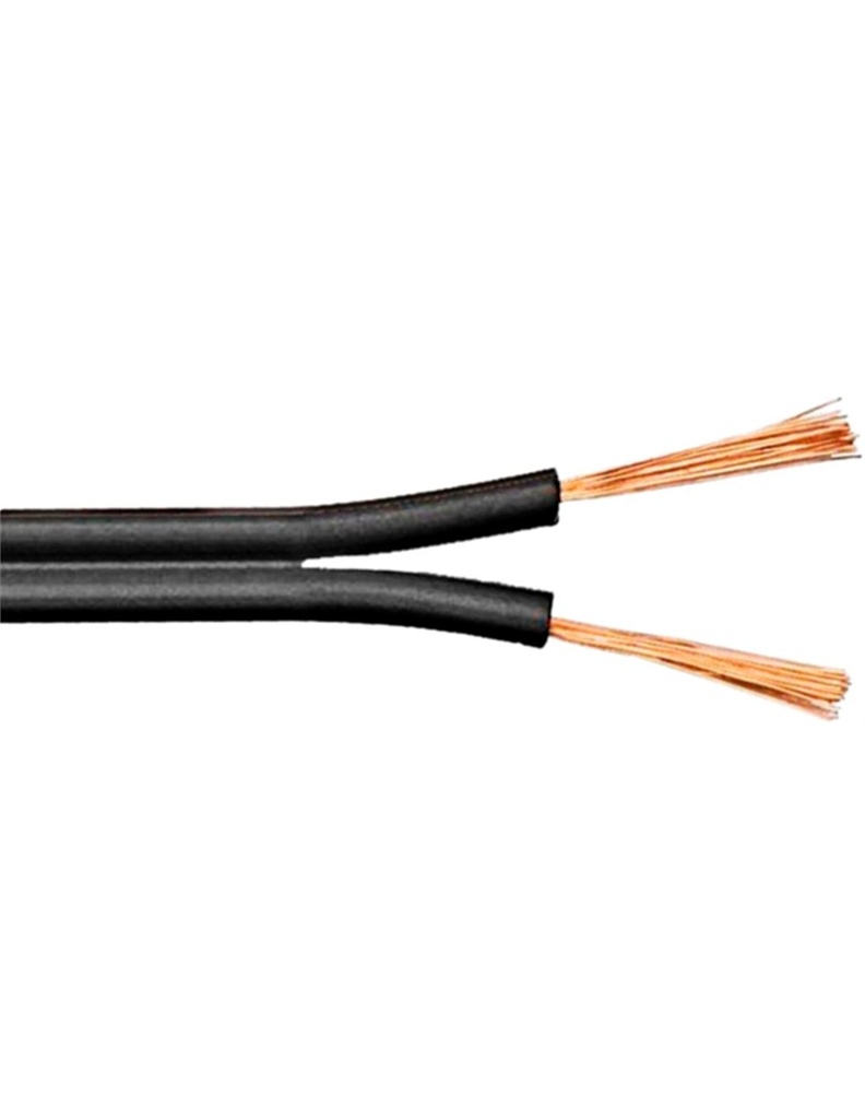 [CP04N] Cable audio paralelo 2X1.50mm2 negro. Mod. CP04N