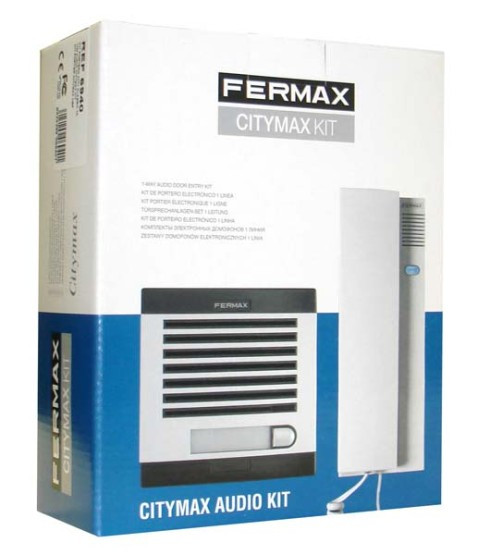 Kit de portero sistema analogico AUDIO CITYMAX 1 Vivienda Fermax 6940 (4+N)