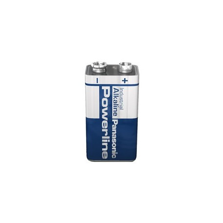 [6LR61AD1PTEM] Pila industrial alcalina 9V Panasonic. Mod. 6LR61PK