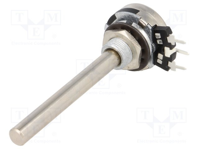 [6MMI2K5] Potenciómetro metálico axial monovuelta 2,5kΩ 200mW. Mod. 6MMI-2K5