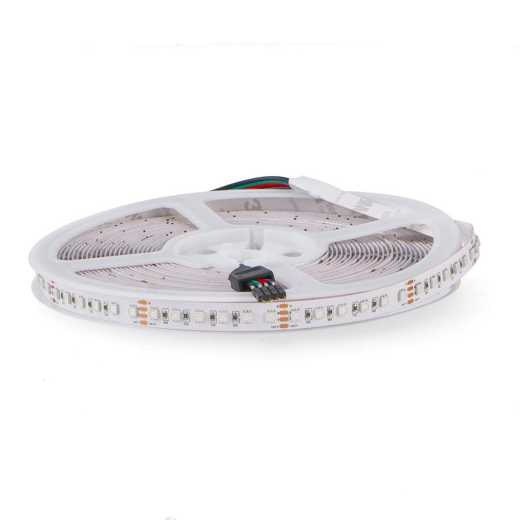 [LM2397] Tira de Led 24V Dc Smd3535 Serie Clasic Ip20 Rgb 120 Led/m - 10 Metros. Mod. LM2397