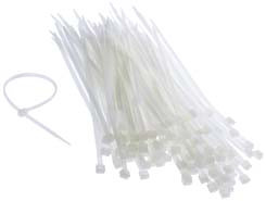[844363LED] BRIDA NYLON BLANCA 4.8X300 BOLSA 100. Mod. BR48300