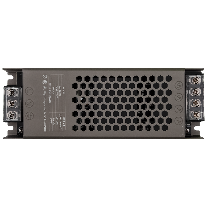 [844528LED] Fuente alimentación metálica 24VDC 150W 6.25A LDV. Mod. 844528