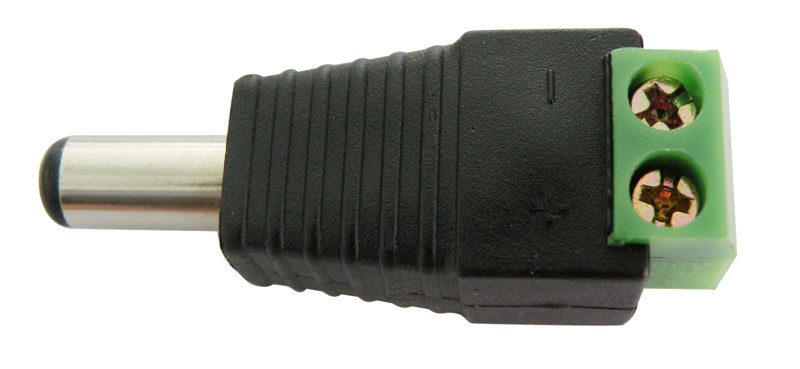 [PW7000030] Conector Jack alimentación macho 2,5X5,5 c/terminal tornillo. Mod. 0887