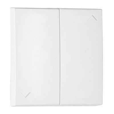 Tecla doble pulsador de persianas Efapel mec21. Mod. 90612 TBR