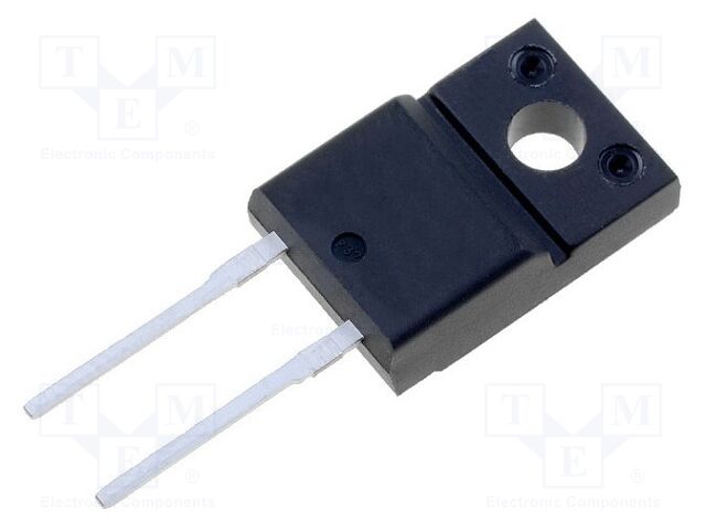 Diodo rectificador THT 600V 30A ultra rápido. Mod. BYC30X-600P.127