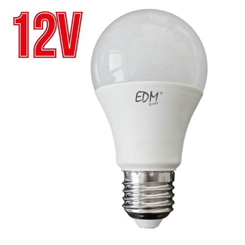 LAMPARA STANDAR LED "12V" 10W E-27 6400K. Mod. 98851
