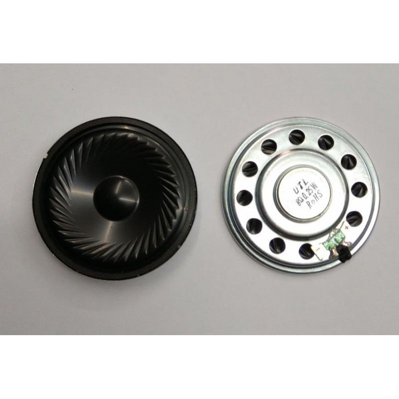 Altavoz alnico mylar 2" 0.5W  8 ohm extraplano 8mm