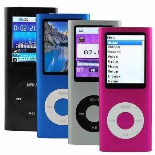 Reproductor Mp3 Mp4 8gb azul. Mod. AB-253